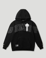Geedup x Trapstar Team Logo x Irongate T Hoodie BlackWhite