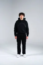 Geedup Generals Oversized Hoodie Jet Black