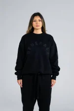 Geedup Generals Oversized Crewneck Jet Black