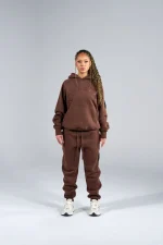 Geedup Generals Classic Fit Raglan Hoodie Chestnut