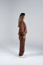 Geedup Generals Oversized Crewneck Chestnut