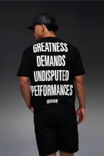 Geedup Stack Black T-Shirt
