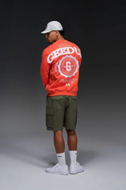 Geedup Team Geedup Crewneck Orange/White