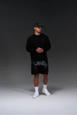 GEEDUP Handstyle Cargo Short Black/Grey