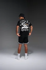 Geedup Duffle Bag Boys T-Shirt Black/White