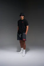 Geedup Micro Handstyle T-Shirt Black/Red