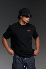 Geedup Micro Handstyle T-Shirt Black/Red