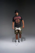 G-Ball T-Shirt Black/Purple Washed