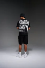 Geedup Dollamen Dobermann T-Shirt Black/White