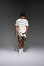 Geedup Ball T-Shirt Off White/Purple