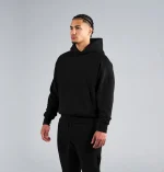 Geedup Generals Classic Fit Raglan Hoodie Jet Black