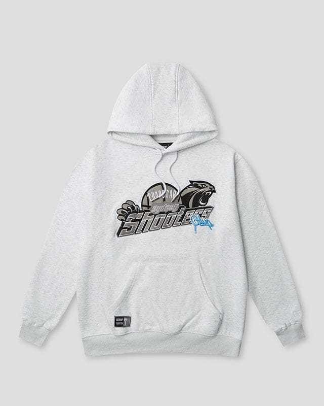 Geedup x Trapstar Sydney Shooters Hoodie White Marle/Blue Geedup x Trapstar Sydney Shooters Hoodie White Marle/Blue