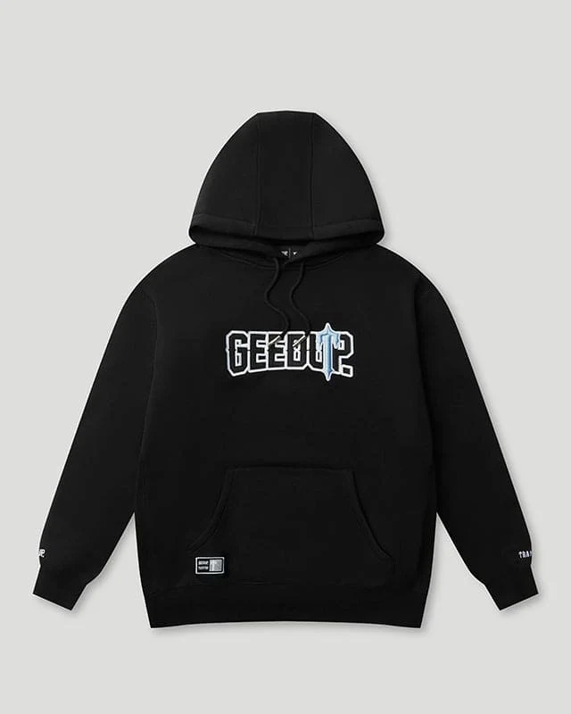 Geedup x Trapstar PFK x Irongate Hoodie Black/Cool Blue Geedup x Trapstar PFK x Irongate Hoodie Black/Cool Blue