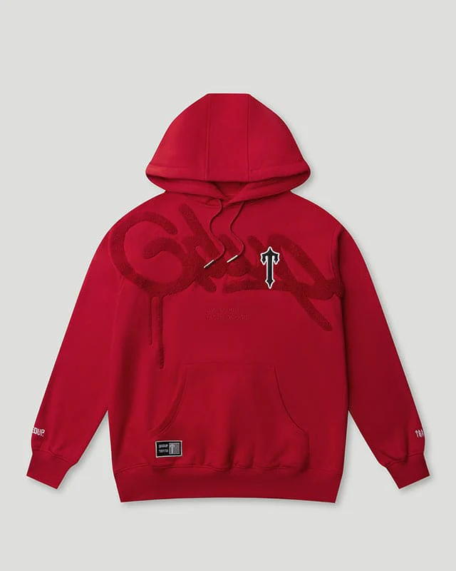 Geedup x Trapstar Handstyle x Irongate T Hoodie Red Geedup x Trapstar Handstyle x Irongate T Hoodie Red