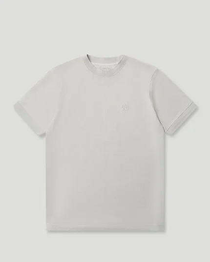 Geedup Generals Slim Fit Pique T-Shirt Nimbus Cloud