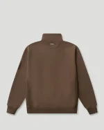 Geedup Generals Oversized Qtr Zip Chestnut