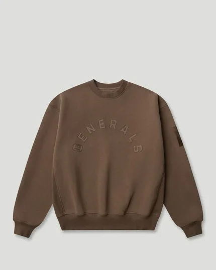 Geedup Generals Oversized Crewneck Chestnut