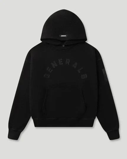 Geedup Generals Oversized Hoodie Jet Black