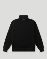 Geedup Generals Oversized Qtr Zip Jet Black