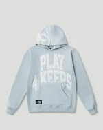 Geedup Play4Keeps Handstyle Hoodie Pale Blue/White