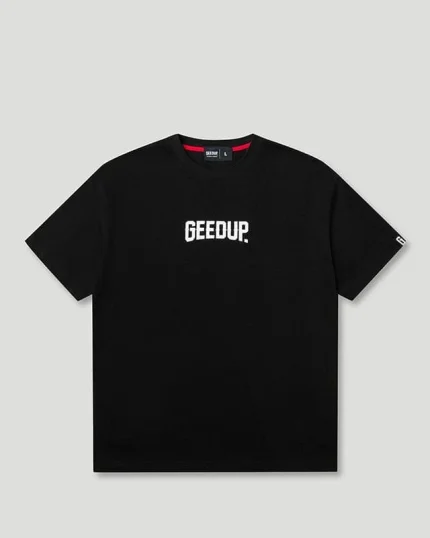 Geedup Stack Black T-Shirt