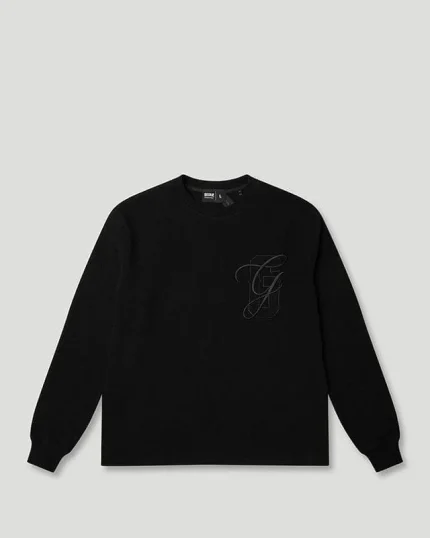 Geedup PFK Waffle Longsleeve T-Shirt Black