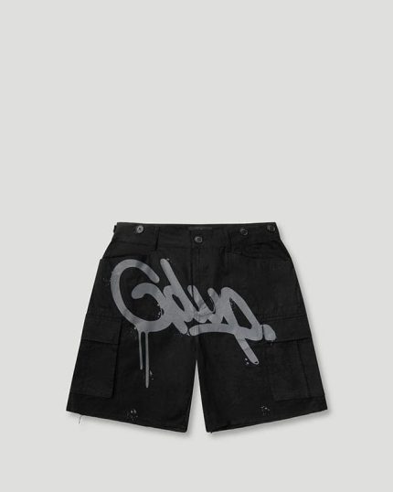 GEEDUP Handstyle Cargo Short Black/Grey