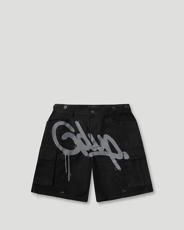 GEEDUP Handstyle Cargo Short Black/Grey GEEDUP Handstyle Cargo Short Black/Grey