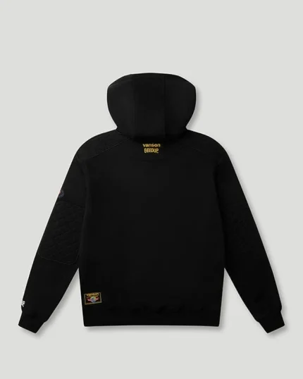 Geedup Team Logo x Vanson Hoodie Black