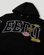Geedup Team Logo x Vanson Hoodie Black