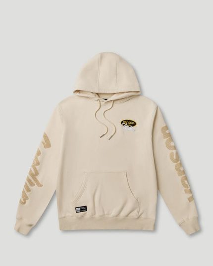 Geedup Script Logo x Vanson Hoodie Cream