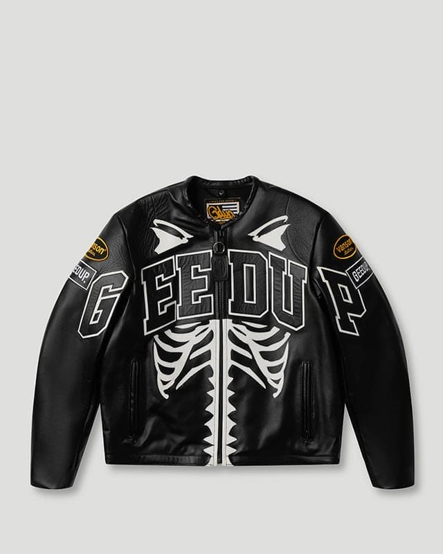 Geedup x Vanson Bones Jacket Black/White Geedup x Vanson Bones Jacket Black/White