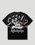 Geedup Duffle Bag Boys T-Shirt Black/White