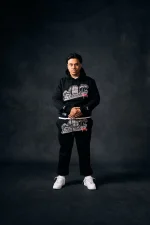Geedup x Sydney Shooters BlackRed Trackpants