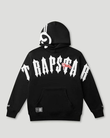 Geedup x Trapstar Handstyle x Irongate Arch Hoodie Black/White