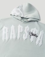 Geedup x Trapstar Handstyle x Irongate Arch Hoodie Cool BlueWhite