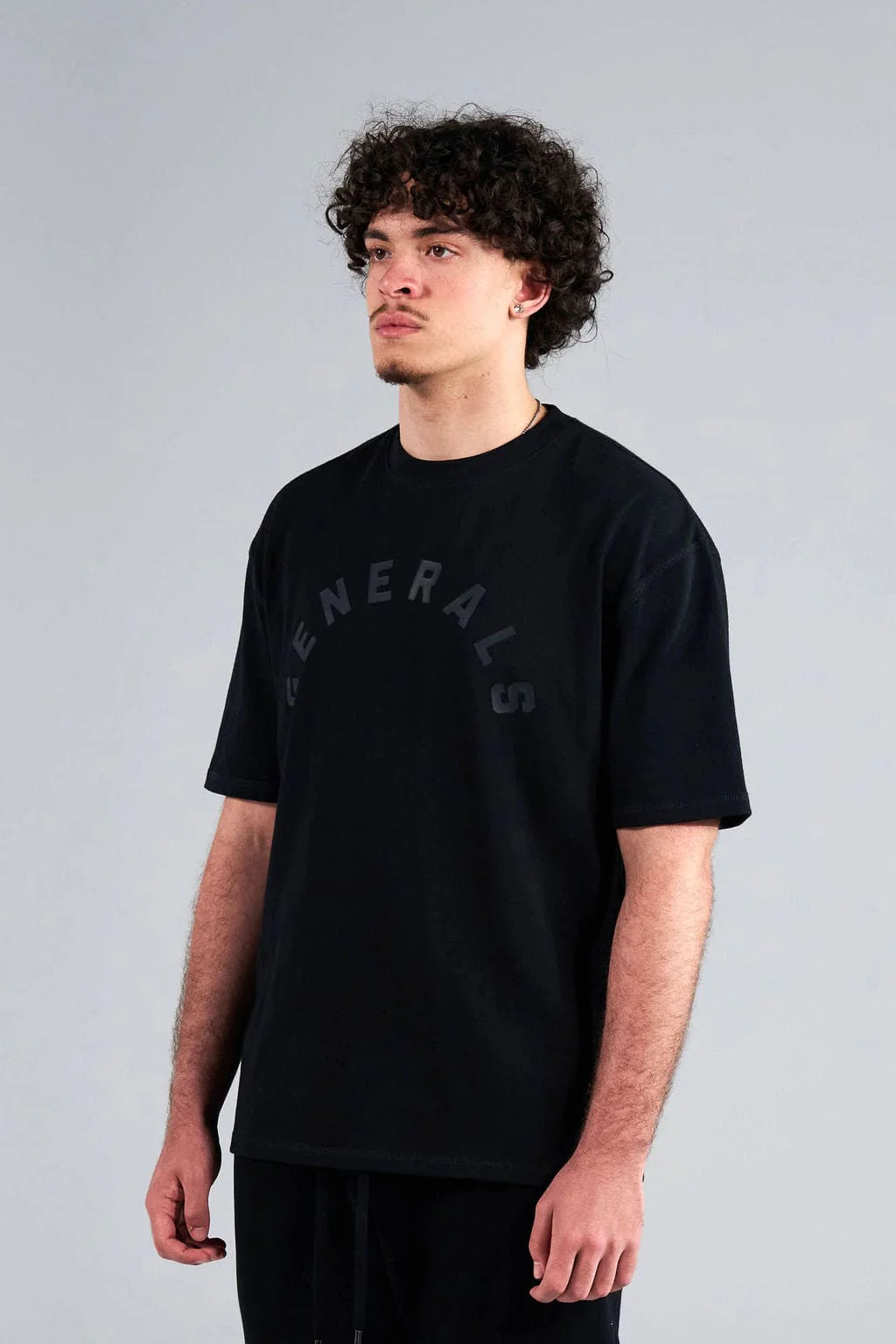 Geedup Generals Oversize T-Shirt Jet Black