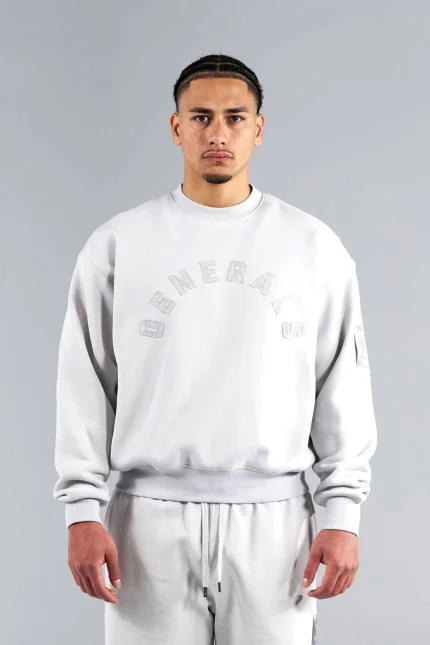 Geedup Generals Oversized Crewneck Nimbus Cloud