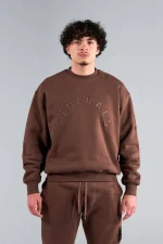 Geedup Generals Oversized Crewneck Chestnut