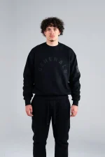 Geedup Generals Oversized Crewneck Jet Black